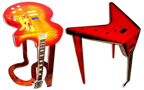 Bent Guitar Tables By Phil Daniels