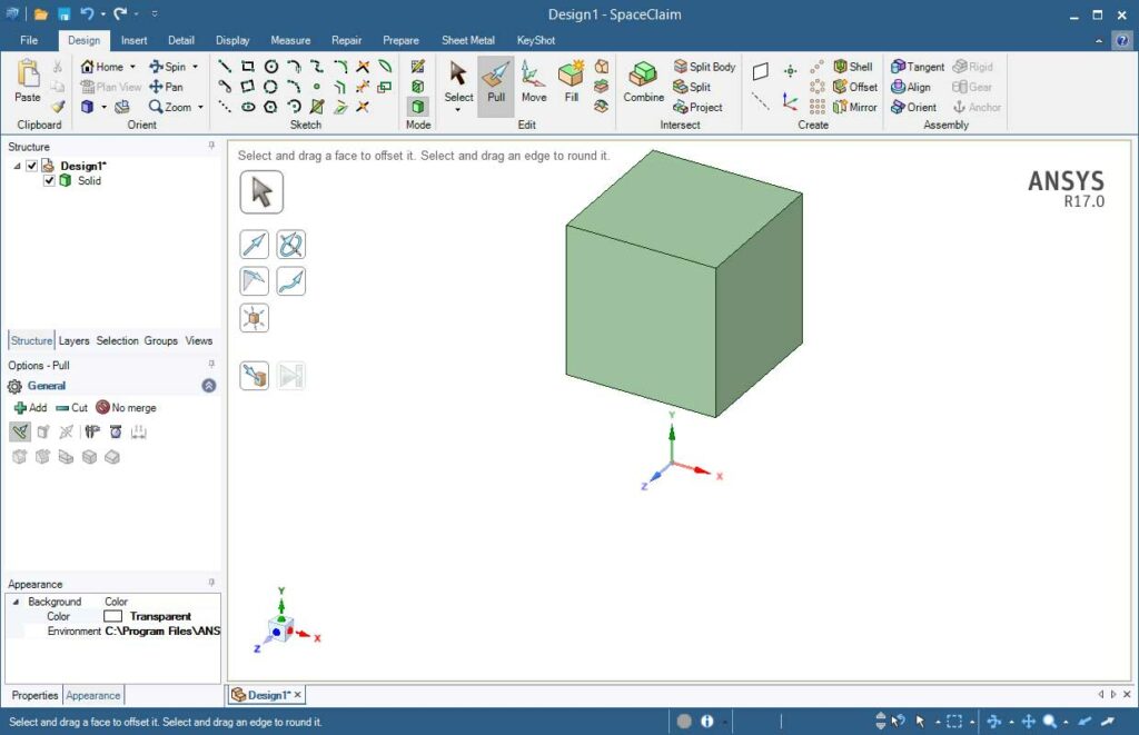 ANSYS-SpaceClaim-Learning-01-12
