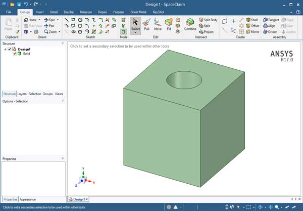 ANSYS-SpaceClaim-Learning-02-01