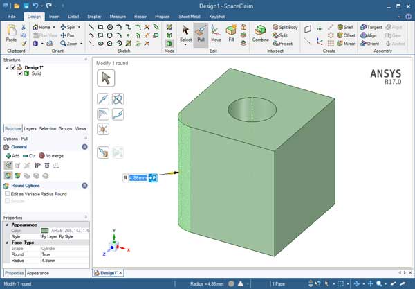 ANSYS-SpaceClaim-Learning-02-03