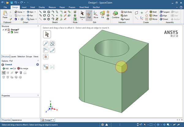 ANSYS-SpaceClaim-Learning-02-07