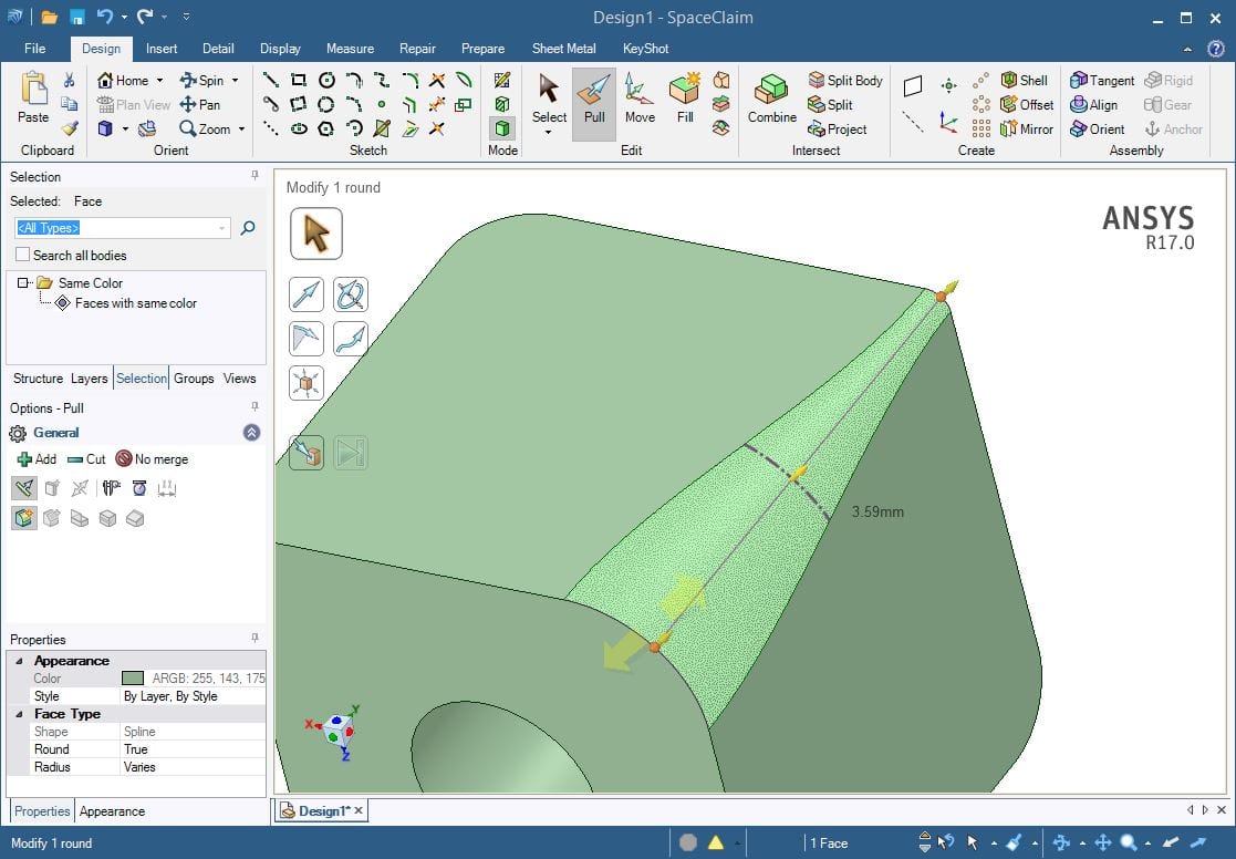 ANSYS-SpaceClaim-Learning-02-13