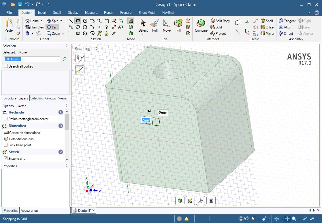 ANSYS-SpaceClaim-Learning-02-15