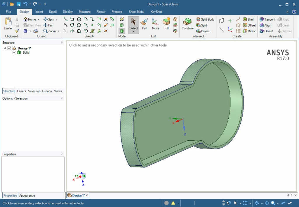 ANSYS-SpaceClaim-Learning-03-09