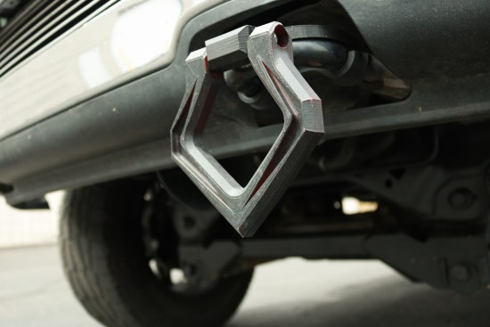 Unique ABS printed tow shackles - another conversation-starter. (Image courtesy PADT)