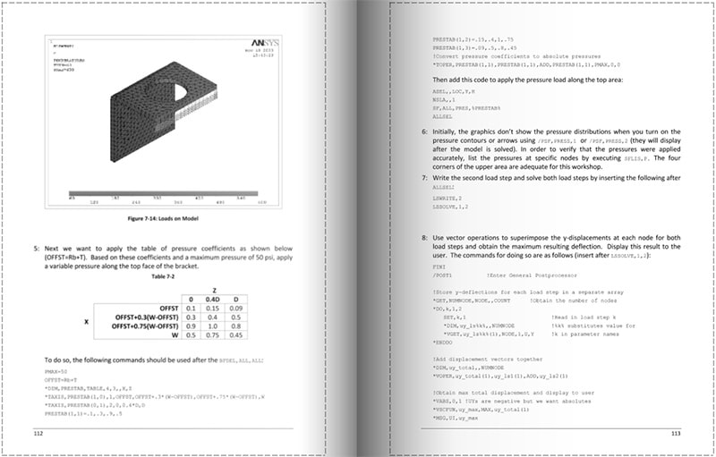PADT-Intro-APDL-pg112-113