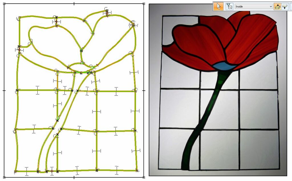 Rose-Stained-Glass-sketch-1