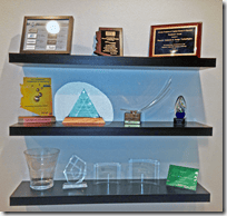 PADT Award Shelf