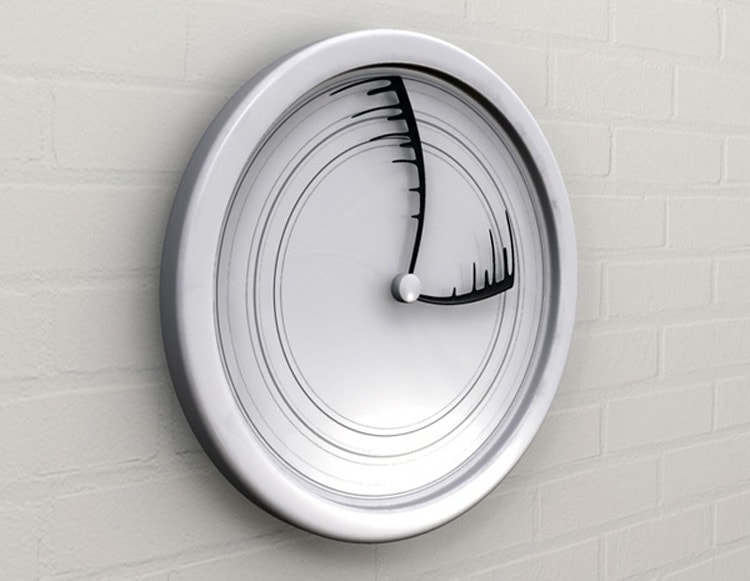 time flies wall clock dyt