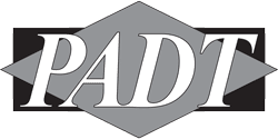 PADT Logo, Gray, PNG Format, 250x125