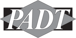 PADT Logo, Gray, PNG Format, 3000x1500