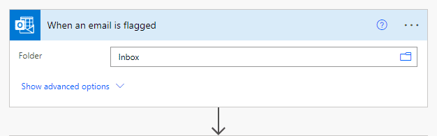Microsoft Flow to Convert Flagged Email to a Planner Task, Figure 1