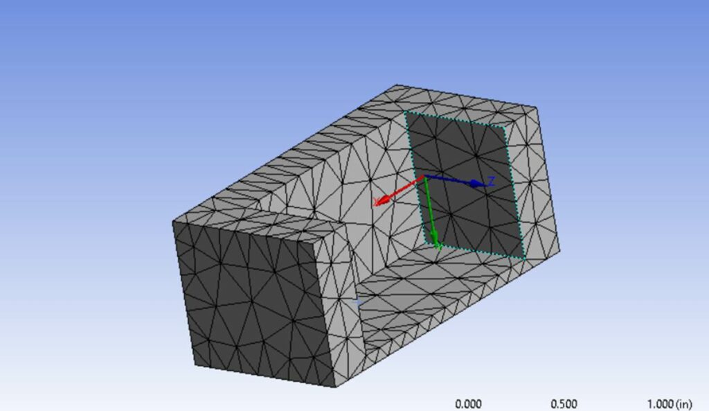 Hold My Beer: Creating an Identical Mesh on a Half-Symmetry Part in Ansys Mechanical Figure 1