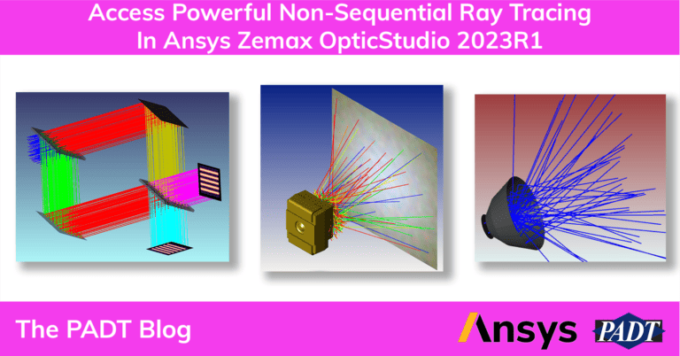 Non-Sequential Ray Tracining in Ansys Zemax OpticsStudio 2023R1
