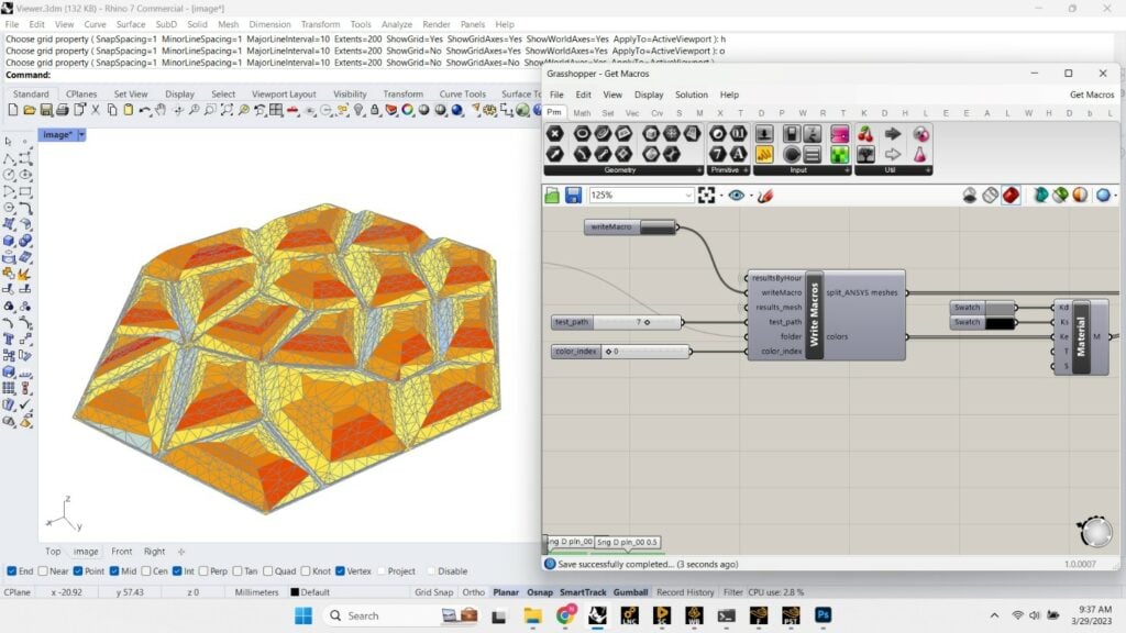 PyAnsys Scripting: Importing Geometry and Mapping Model Load Data from Rhino to Ansys Figure 1