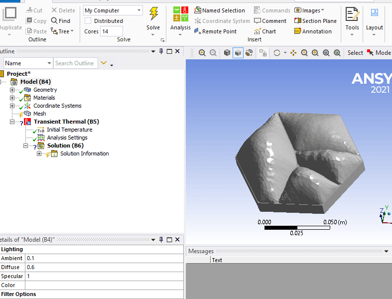 PyAnsys Scripting: Importing Geometry and Mapping Model Load Data from Rhino to Ansys Figure 4
