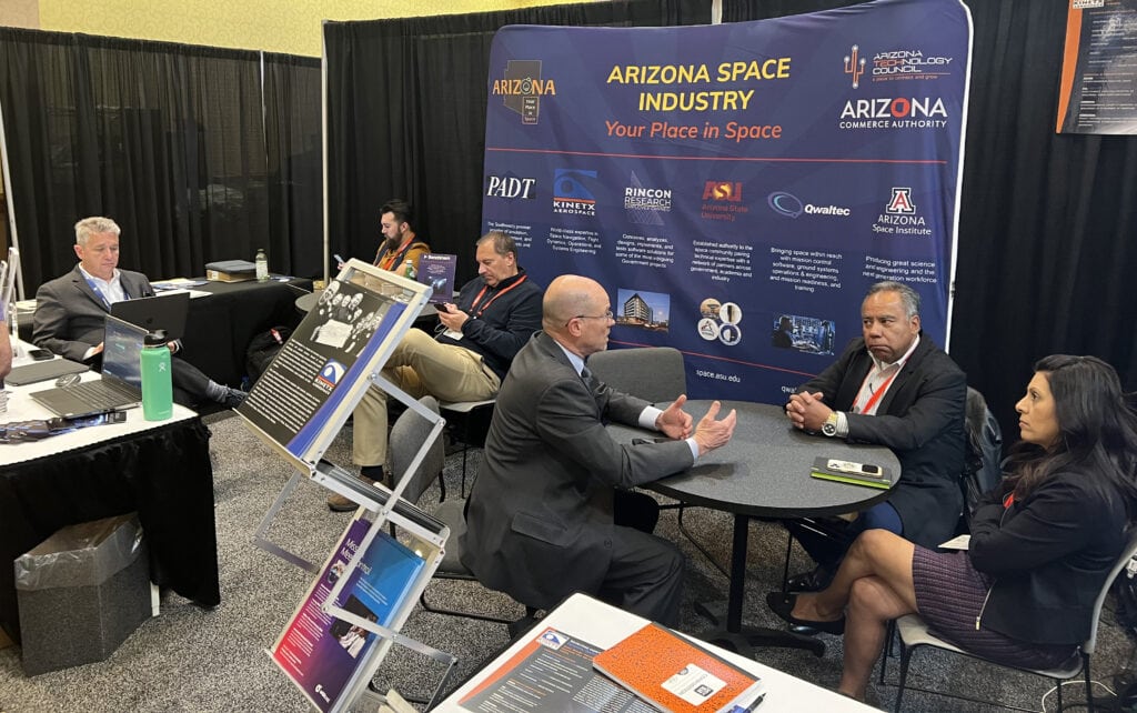 Arizona Space Industry Booth from Space Symposium 2022