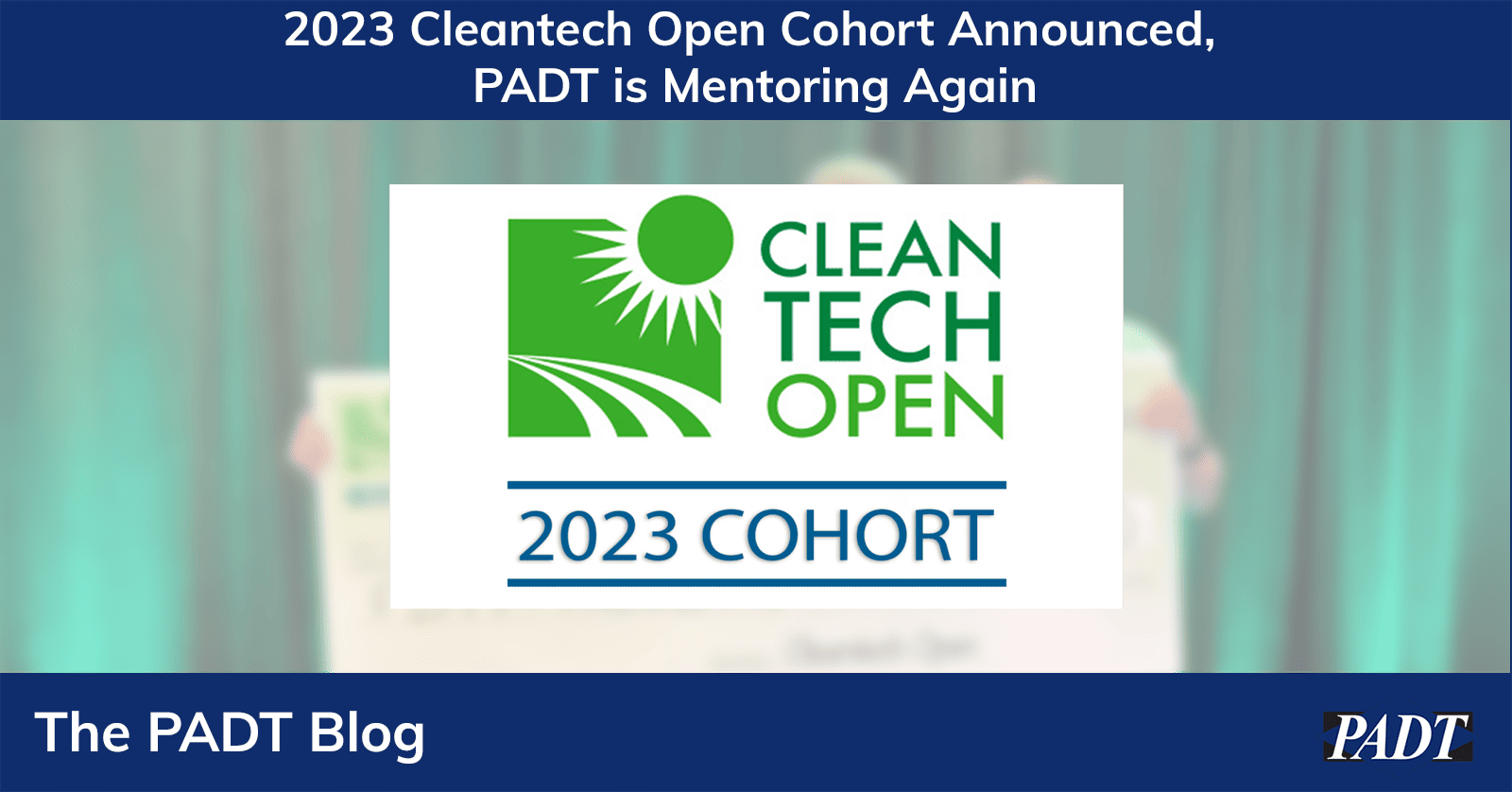2023 Cleantech Open Cohort Announcenet, PADT Mentoring Figure 0