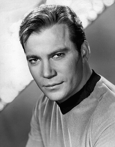 Captain James T Kirk of the Starship Enterprise