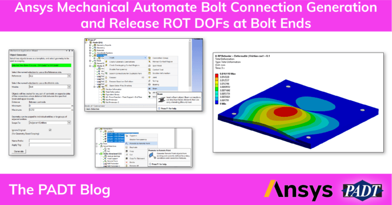 padt ansys bolt generation released ends f00